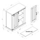 preview thumbnail 5 of 41, 32" Compact TV Stand for 40" TVs w/ Barn Door Design - 32" in Width