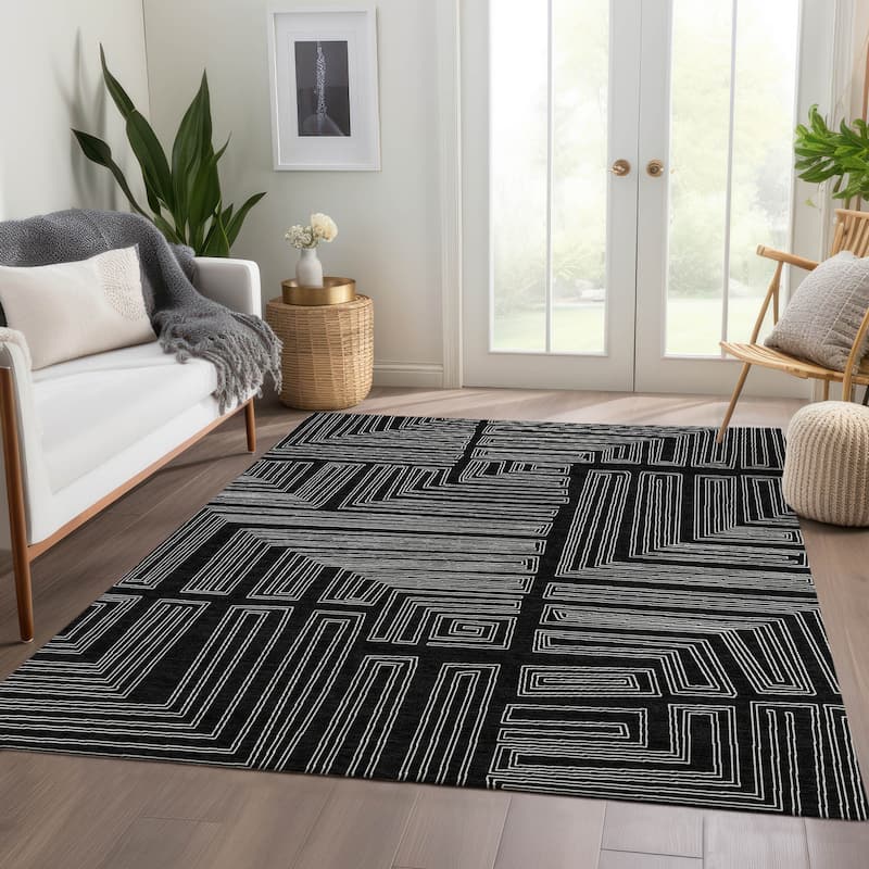Premium Washable Super Soft Mid Century Modern Mayfield Rug