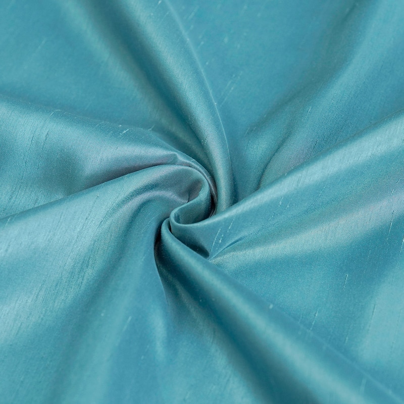 Exclusive Fabrics Vintage Textured Faux Dupioni Silk Room Darkening Curtains (1 Panel)