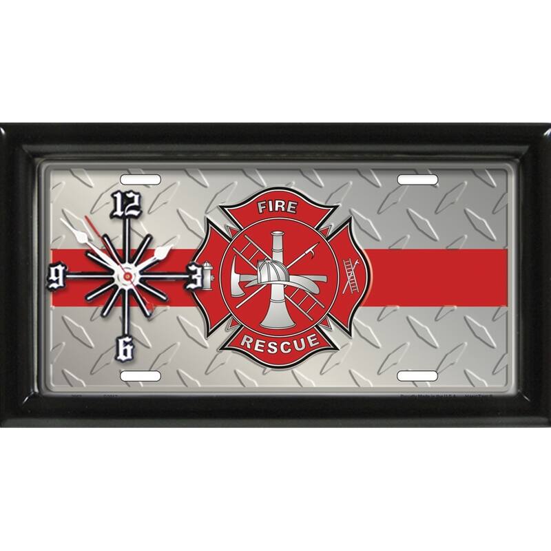 Fire Dept Diamond Clock