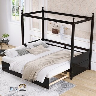 Wood Triple Bunk Bed with Drawers and Middle Drawer - Bed Bath & Beyond ...