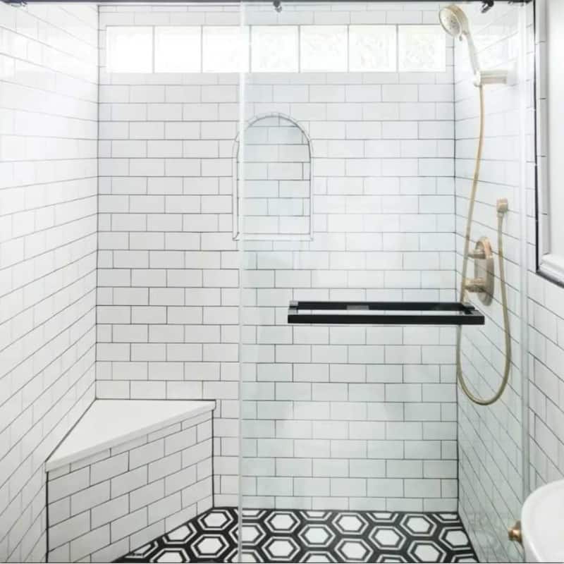 Blecker Street Fresno 3x6 White Polished Ceramic Subway Tile - Wall, Backsplash