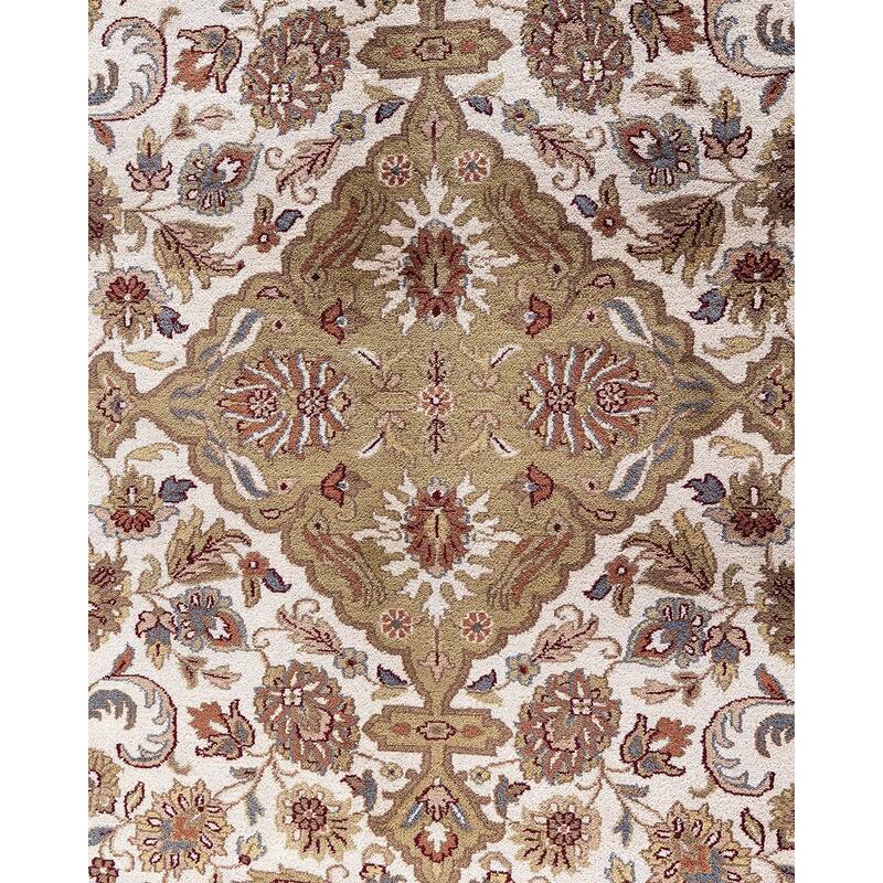 Kashan One-of-a-Kind Hand-Knotted Area Rug, Brown - 9' 3" x 12' 1"