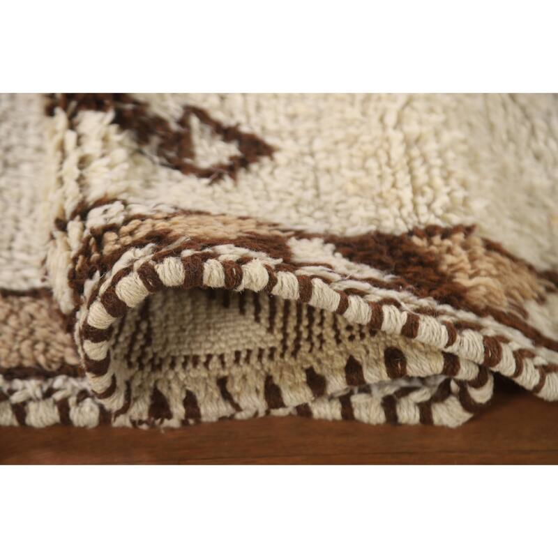 Vegetable Dye Anatolian Turkish Runner Rug Hand-knotted Wool Carpet - 3'3"x 10'4"