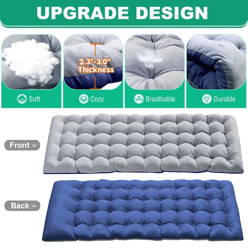 DoCred Folding Bed, Heavy Duty Outdoor Camping Cot with Carry Bag