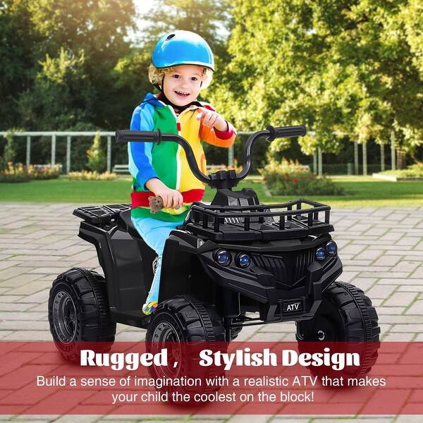 Kids Ride On ATV, 12V Battery Powered Electric Vehicle