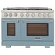 preview thumbnail 60 of 63, Professional 48 in. 6.7 cu. ft. Double Oven Natural Gas Range with 25K Power Burner, Convection Oven in Stainless Steel