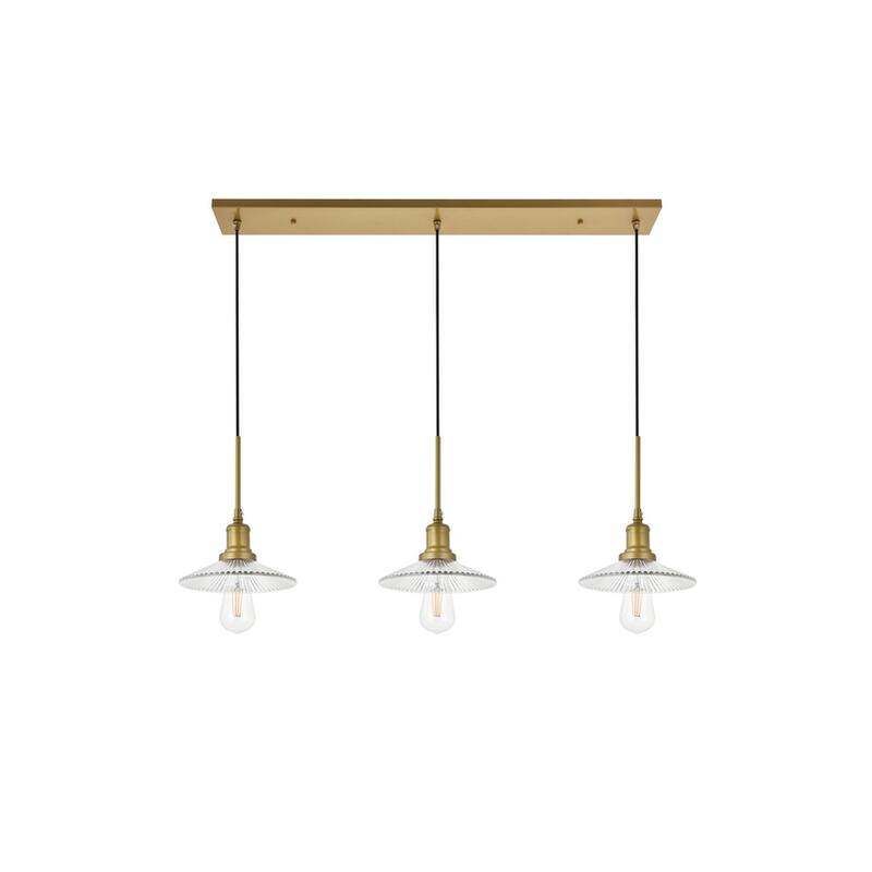 Waltz 3 light black Pendant
