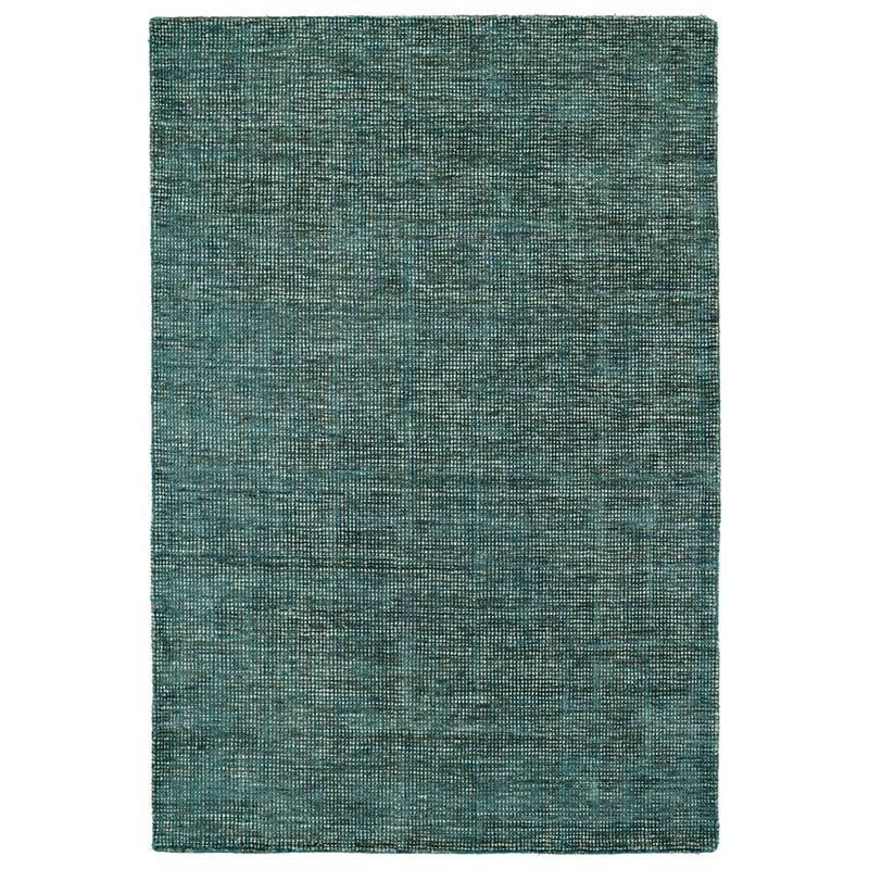 Addison Mission Multi Solid Tone Wool Blend Area Rug - 9' x 13' - Peacock - Rectangle