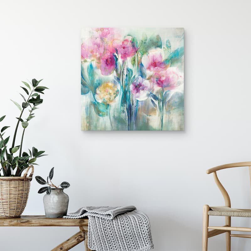 Peonies by K. Nari Canvas Art Print