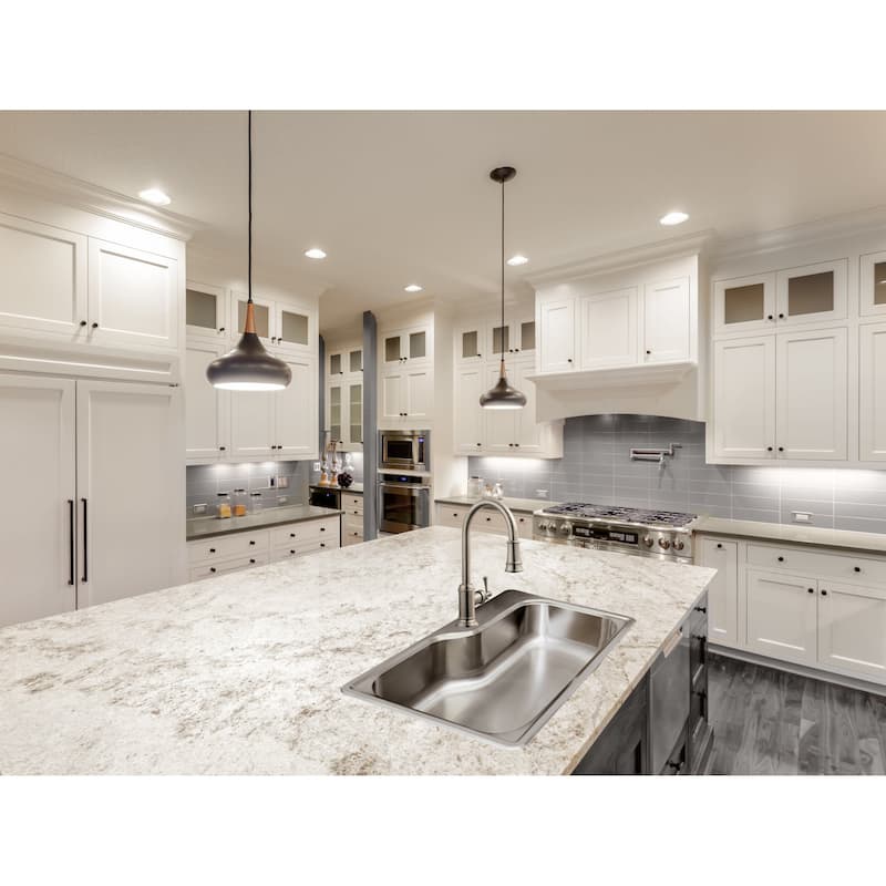 Design House 33" Drop In Single Basin Stainless Steel Kitchen Sink