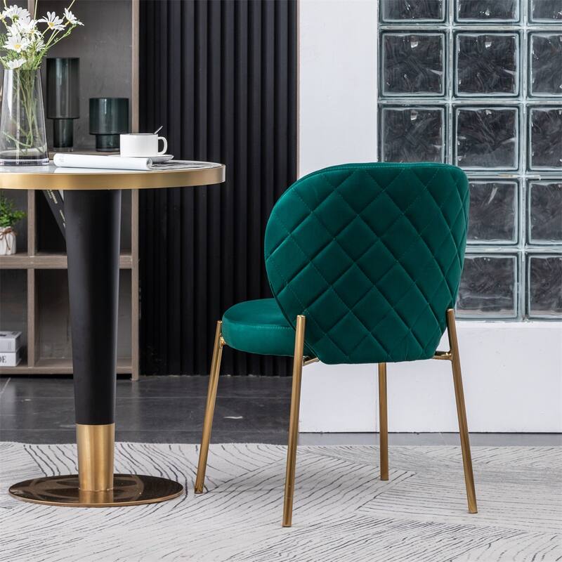 Contemporary Velvet Upholstery Dining Chair