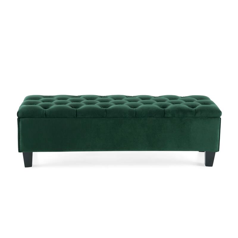 Christopher Knight Home - Isabella Button-Tufted Diamond-Stitched Storage Ottoman Bench