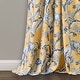 preview thumbnail 3 of 52, Lush Decor Dolores Light Filtering Floral Bird Print Curtain Pair Panels