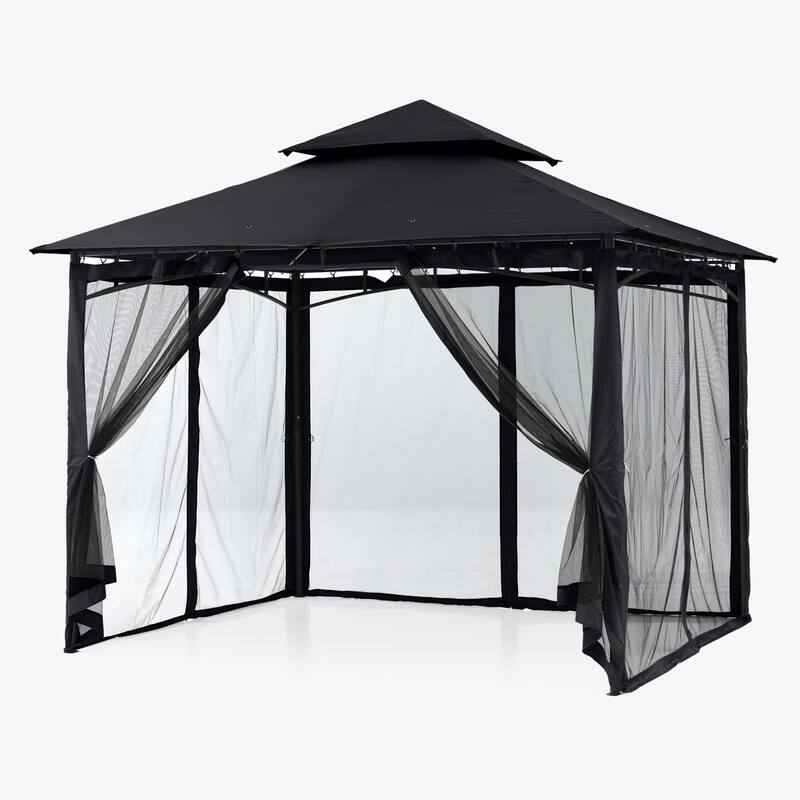 ABCCANOPY Patio Outdoor Gazebo for Double Roof Soft Canopy
