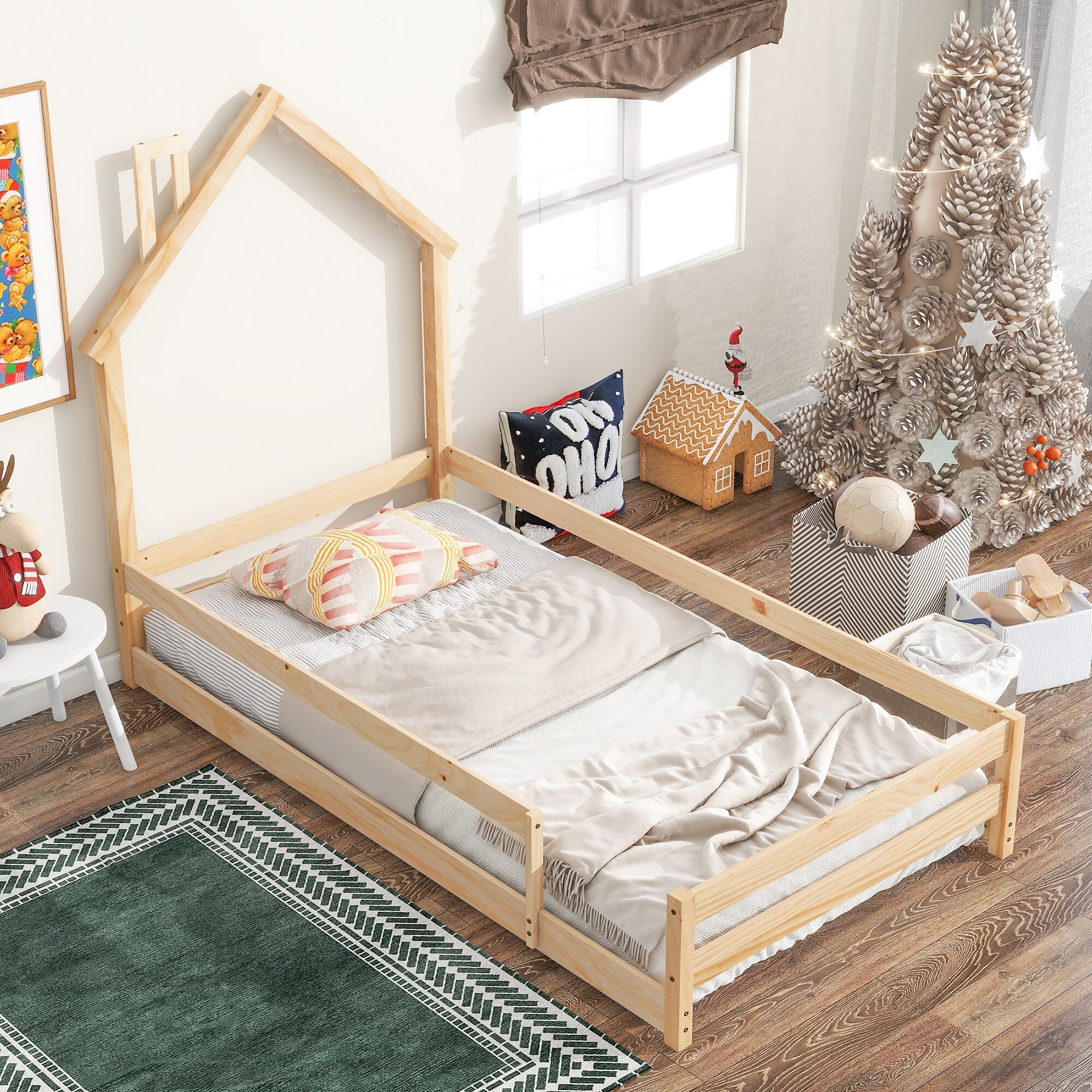 Modern floor bed cheap