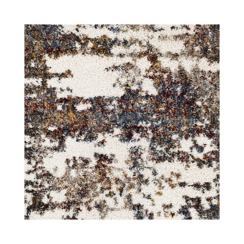 Artistic Weavers Tiago Abstract Watercolor Modern Shag Area Rug