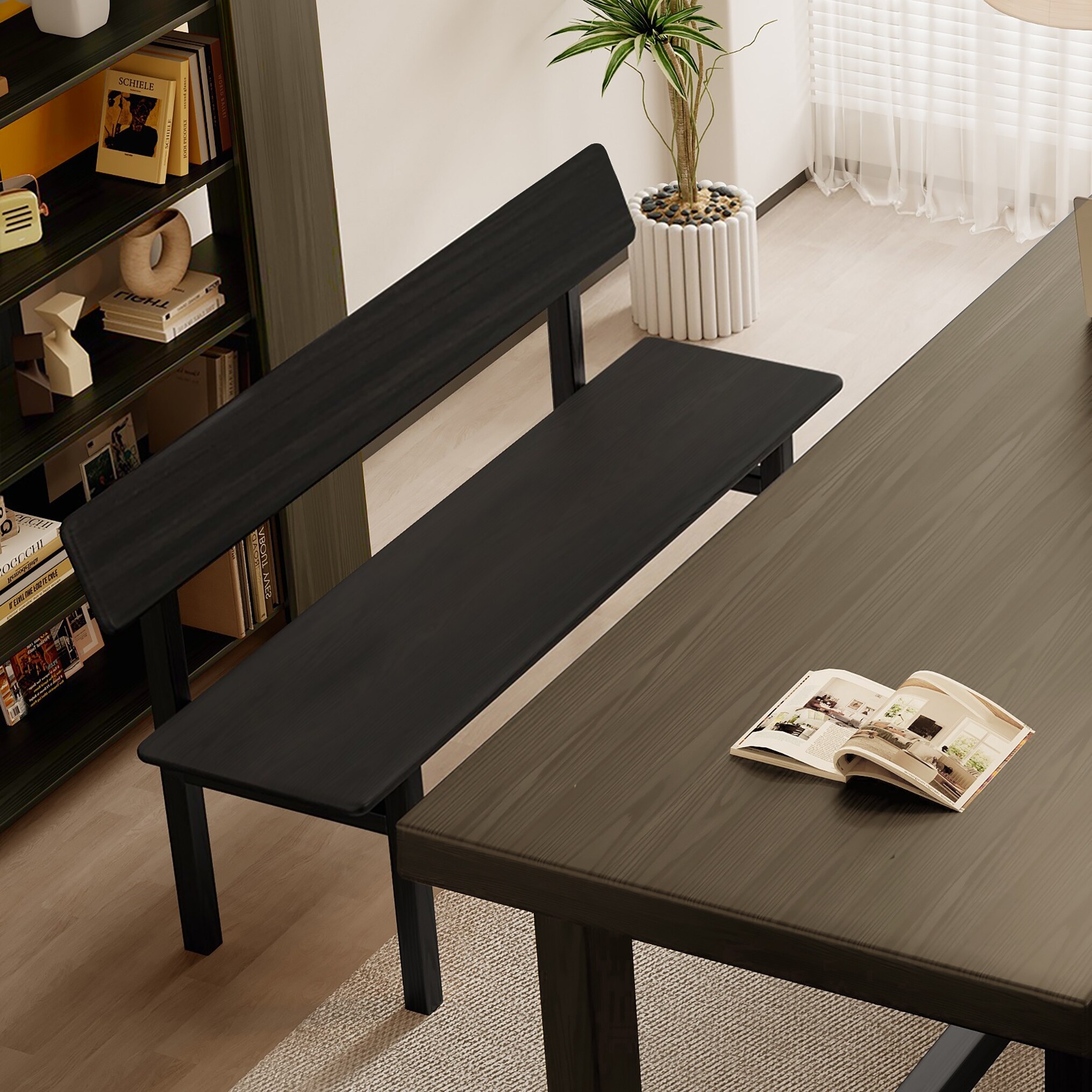 Black Striped Benches Bed Bath Beyond