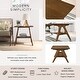 preview thumbnail 16 of 38, Roundhill Furniture Arona Mid-Century Modern Wood 3-Piece Coffee Table Set