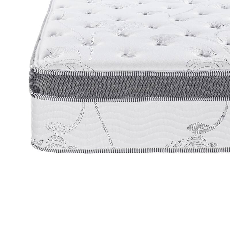 Sleeplanner Galaxy 13-Inch Firm Euro Top Gel Foam Spring Hybrid Mattress