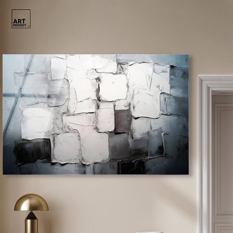 Urban Grid Acrylic by Art Remedy, Ready to Hang