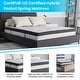 preview thumbnail 7 of 121, Tufted Platform Bed with 10 Inch Pocket Spring Mattress