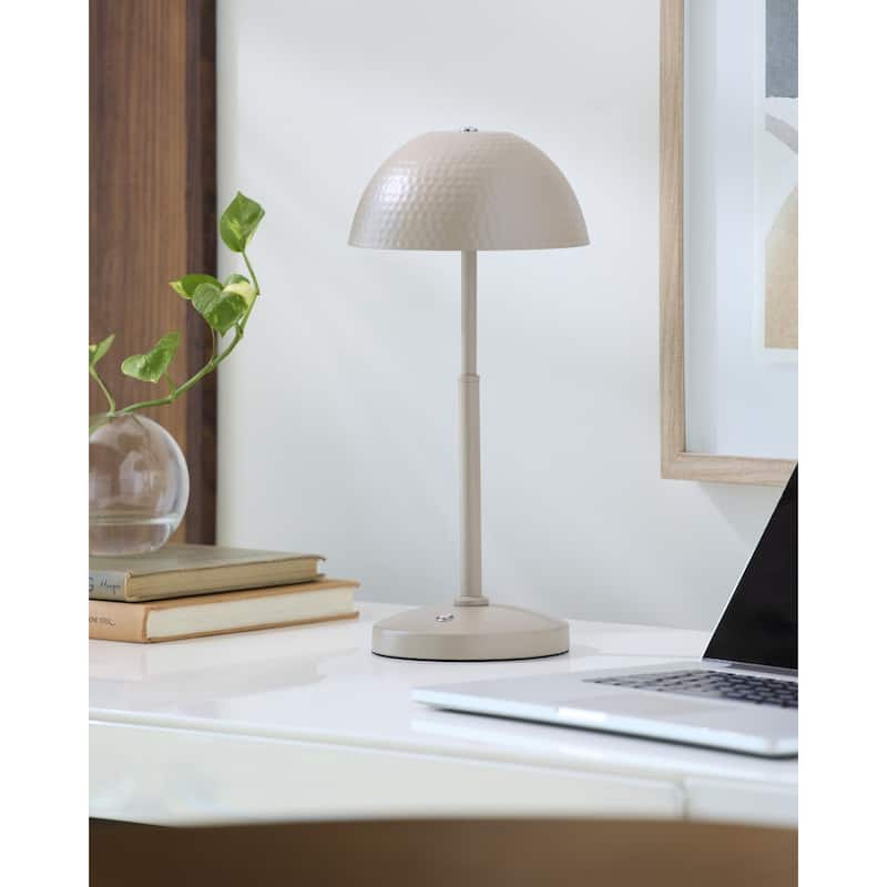 Livabliss Elvas Traditional Accent Table Lamp - Taupe