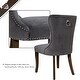 preview thumbnail 9 of 8, Dining Chair Tufted Armless Chair Upholstered Accent Chair, Set of 4