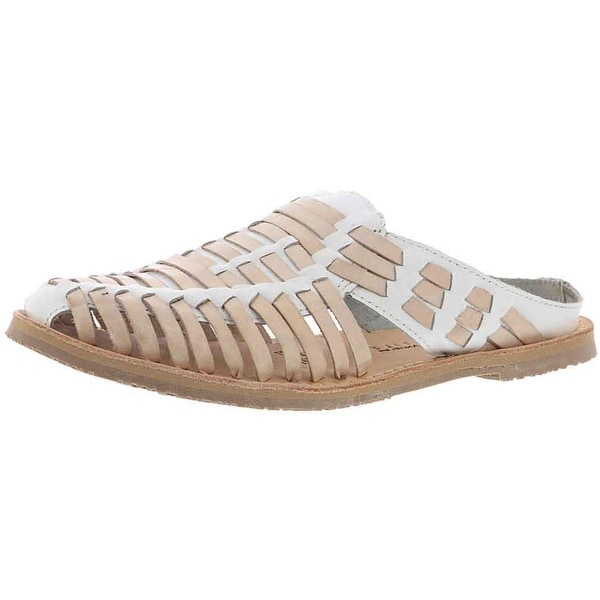 white volatile sandals