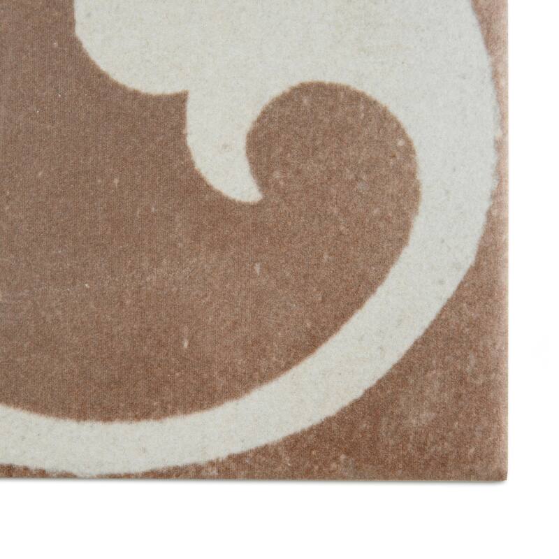 Merola Tile Kings Nouveau Ruby 17-5/8" x 17-5/8" Fluted Ceramic Floor and Wall Tile
