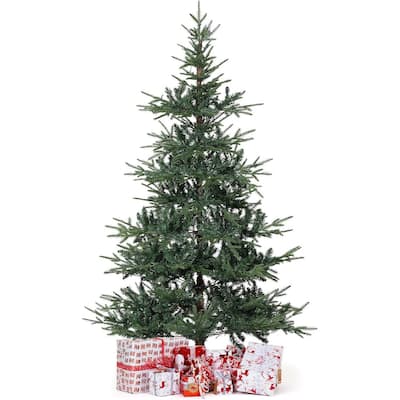 6ft Pre-Lit Artificial Christmas Tree with Lights for Home Decoration