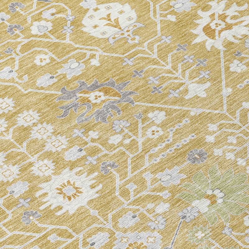 HomeRoots Oriental Traditional Rectangle Outdoor Rug