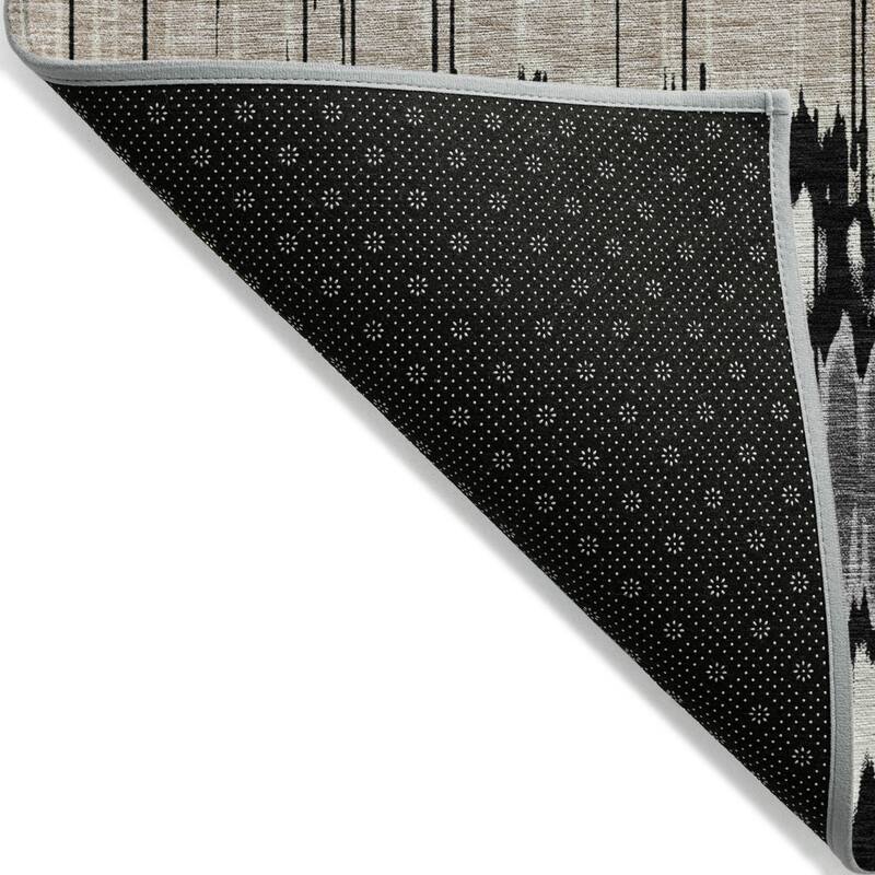 HomeRoots Striped Transitional Rectangle Outdoor Rug