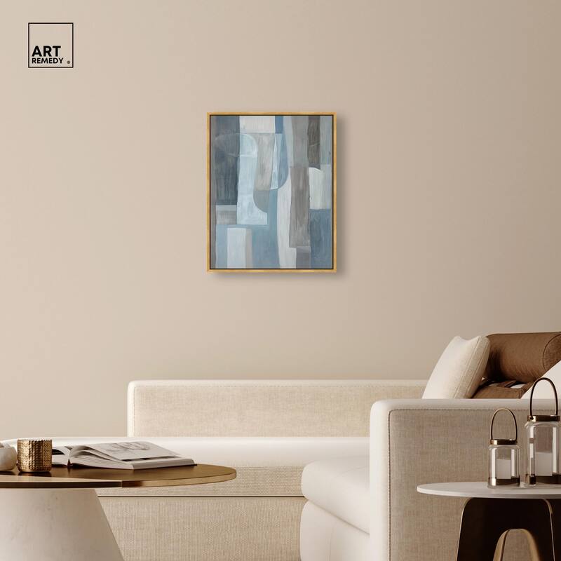 Tessellated Tones III Canvas by Art Remedy