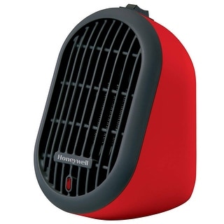 Honeywell Heat Bud Ceramic Personal Heater, Red, Inches