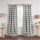 The Gray Barn Holly Buffalo Check Blackout Window Single Curtain Panel - 52"x84" - Chambray