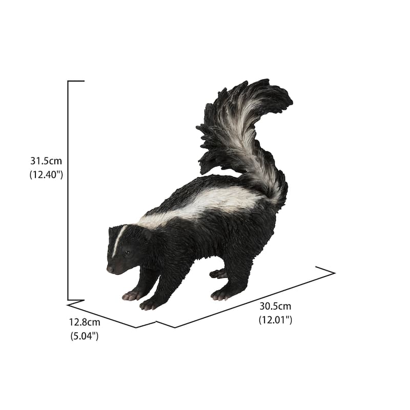 Walking Skunk Statue
