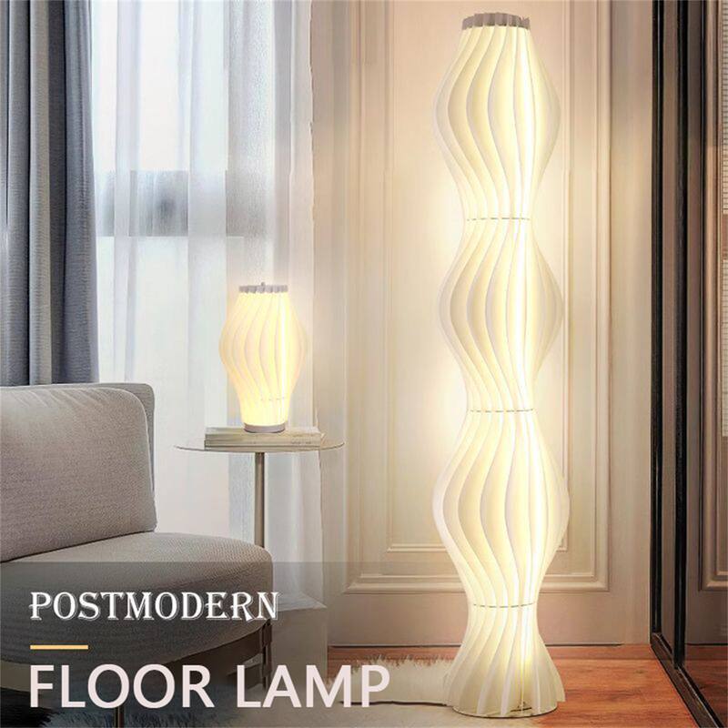 69Inch LED Column Floor Lamp with Three Color Light Adjustment