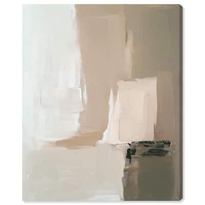 Pale Textured Silence II Canvas by Art Remedy, Gallery Wrapped