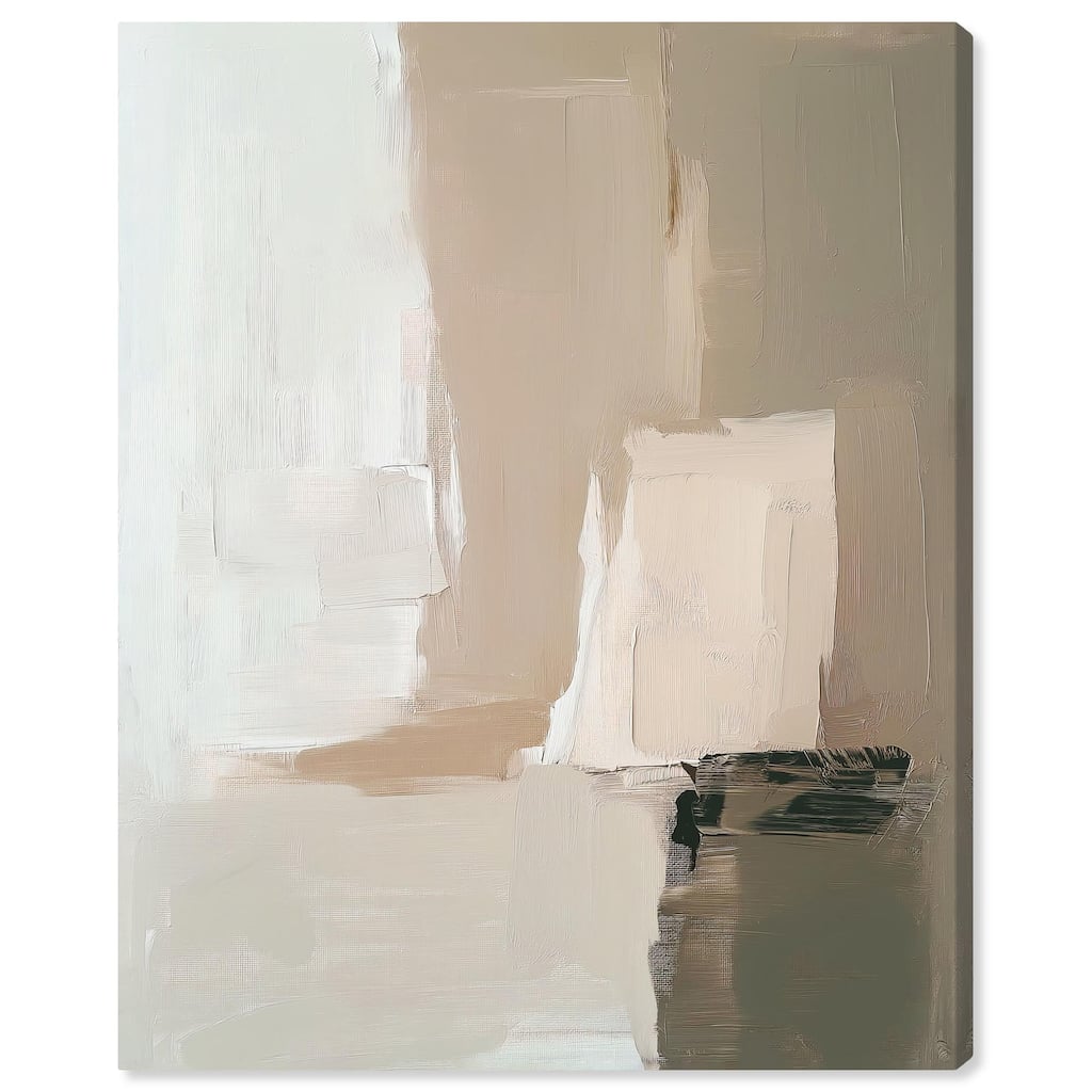 Pale Textured Silence II Canvas by Art Remedy, Gallery Wrapped