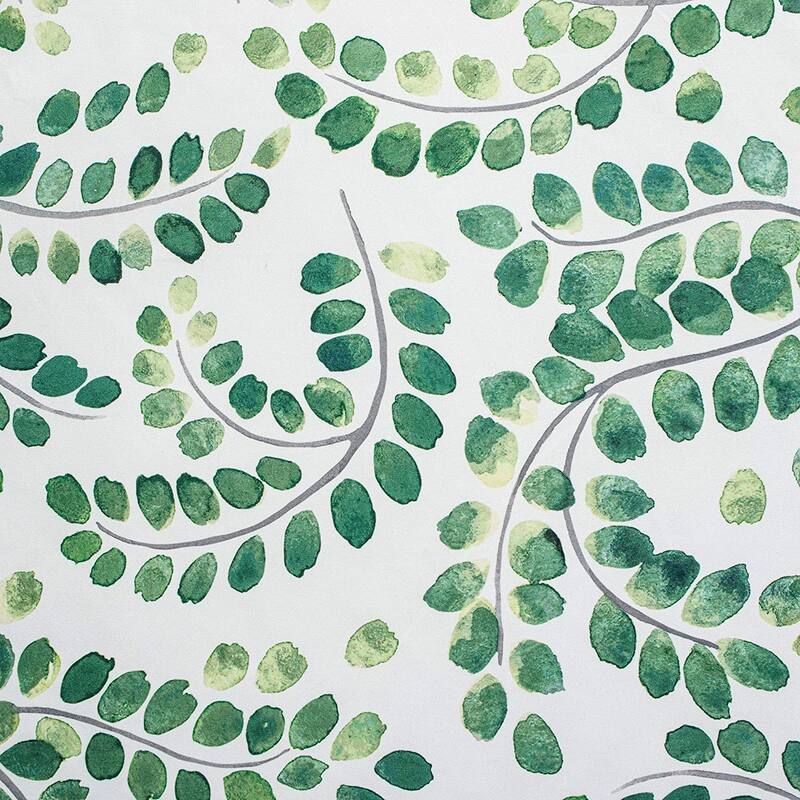 DriftAway Aleena Floral Scroll Pattern Semi Sheer 3 Pieces Window Curtain Set