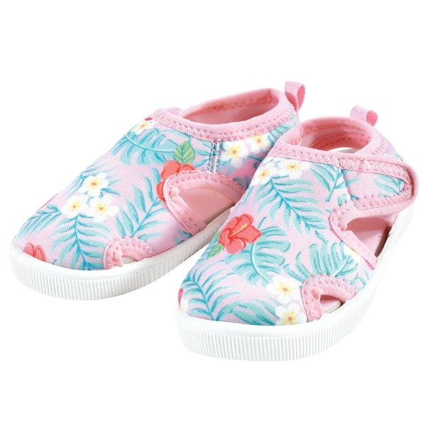 slide 1 of 1, Hudson Baby Infant, Toddler and Kids Girl Sandal and Water Shoe, Hawaiian Print Hawaiian Print - 5T