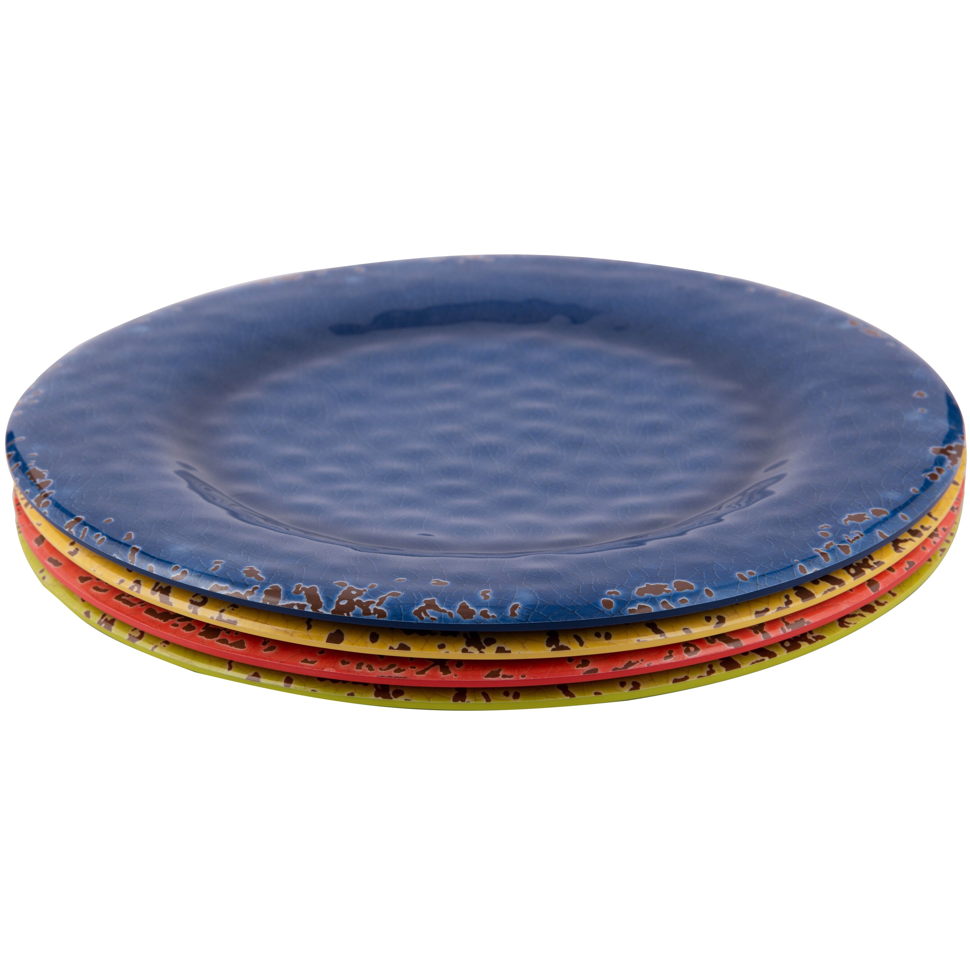 rustic plastic plates