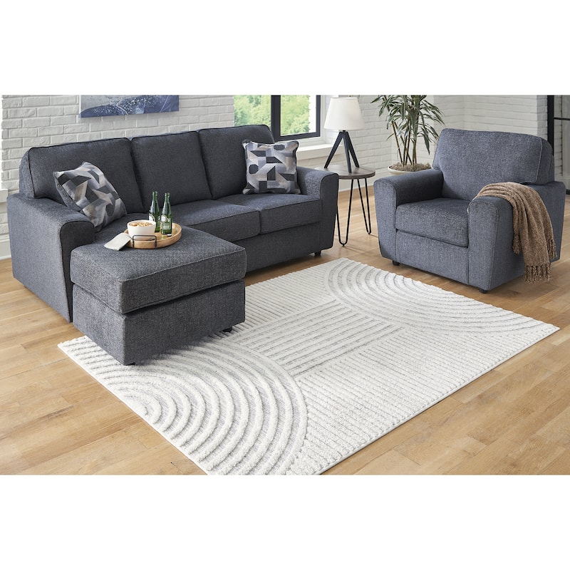 Signature Design by Ashley Lambworth Gray & Cream Area Rug - 6' x 7'