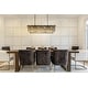 preview thumbnail 2 of 5, 12-Light Glam Fringe Crystal Chandelier for Dining Room