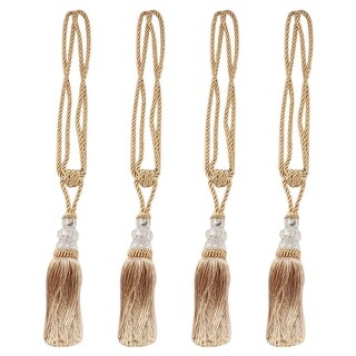 Shop Curtain Tiebacks Holdbacks W Hooks Curtain Rope Holder 4 Set