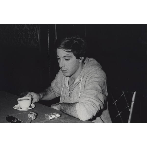 Shop Al Pacino Having Coffee Photo Print Overstock 25466570