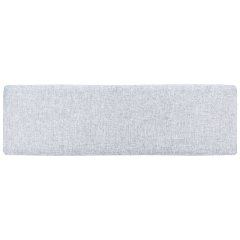 SAFAVIEH Cricket Mid-Century Modern Open Shelf Storage Bench with Cushion