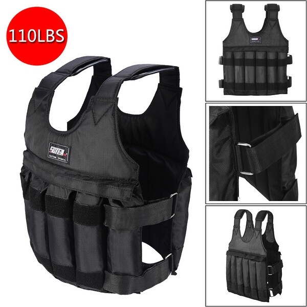 Workout Weighted Vest Adjustable Weight Exercise Training Fitness