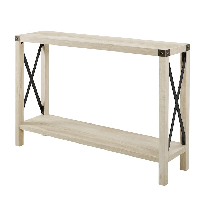 Middlebrook 46-inch X-frame Farmhouse Entry Table